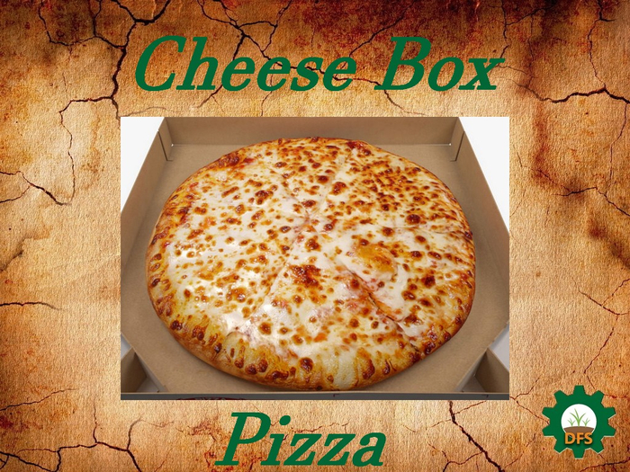 DFS Texture  Pizza Cheese Box