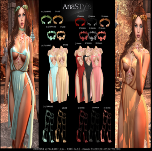 AnaSTyle - Calliope #6 Orange Boots RARE