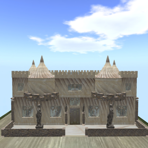 Congi Castle Finished Boxed 244 prims
