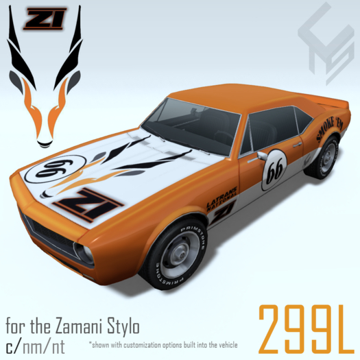 ZI Racing Livery for the Zamani Stylo