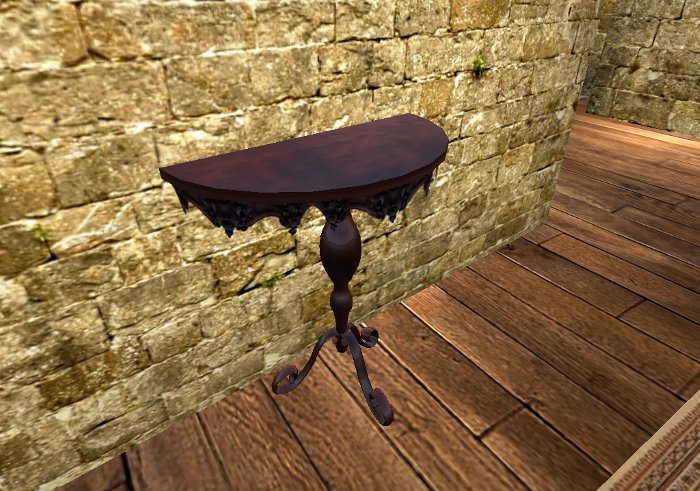 Half Round Hall Table