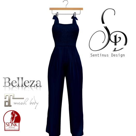 -Sentinus- Meyra Jumpsuit Blue