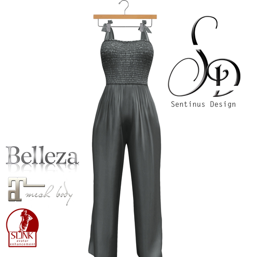 -Sentinus- Meyra Jumpsuit Grey