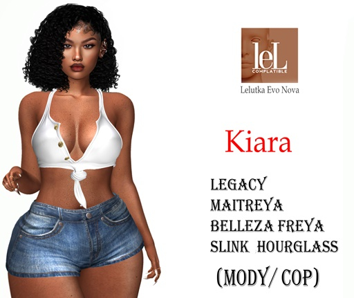 Shape Kiara  [All Shapes] Lelutka Evo Nova