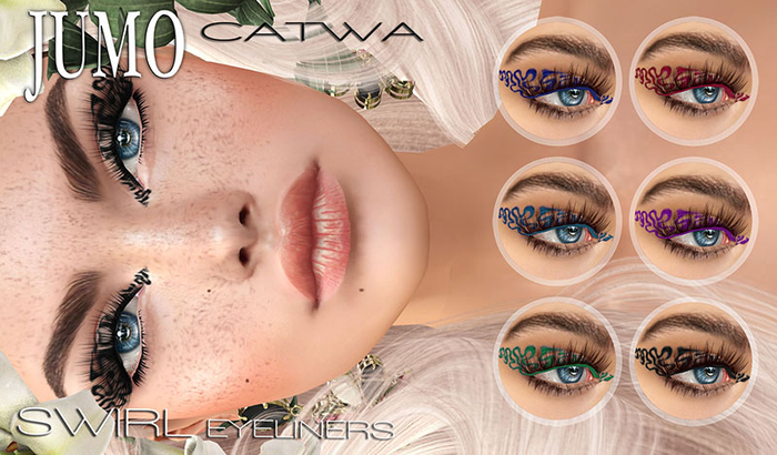 JUMO - SWIRL Eyeliners - CATWA Omega BOM- ADD ME