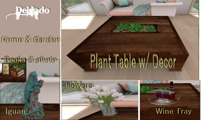 *RD-Table w/ plants