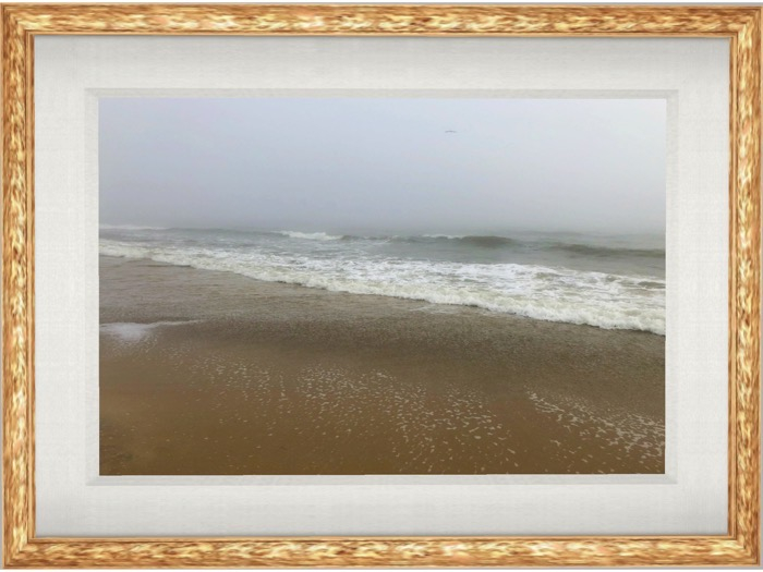 Beach Fog (wood mesh frame)