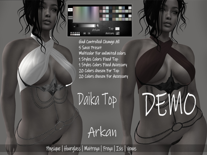 .::Arkan::. Daika Chain Top + Fitmesh DEMO