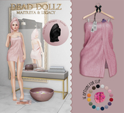 Dead Dollz - Me Time Towels - Pink