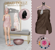 Dead Dollz - Me Time Towels - Choco