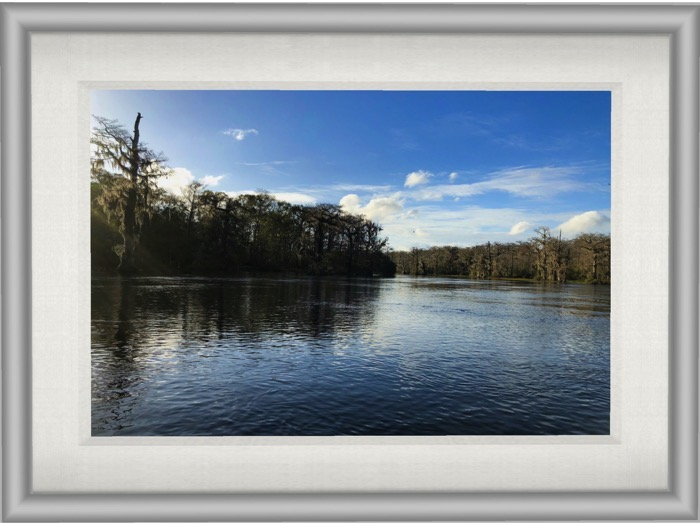 Wakulla River (white mesh frame)