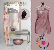 Dead Dollz - Me Time Towels - Berry