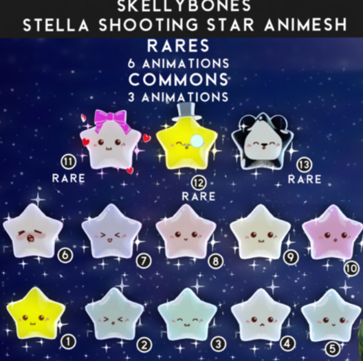 Skellybones -- Stella Animesh Star #5 COMMON