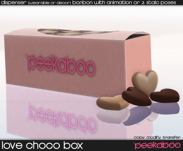 Peekaboo - Love Choco Box Dispenser (BOX)