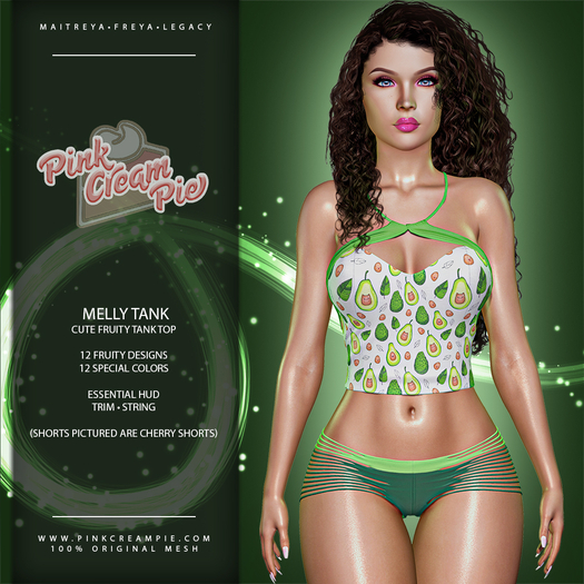 Gift ♥ Melly Tank [Fruity Pack] - Maitreya • Legacy • Freya
