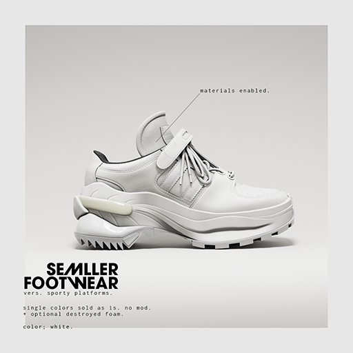Semller - Sporty Platforms White (add)