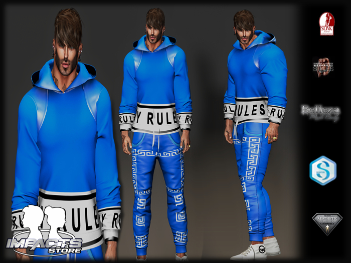 IMPACT- MY RULES  Blue MANS Aesthetic/BELLEZA/SIGNA/SLIN/LEGACY