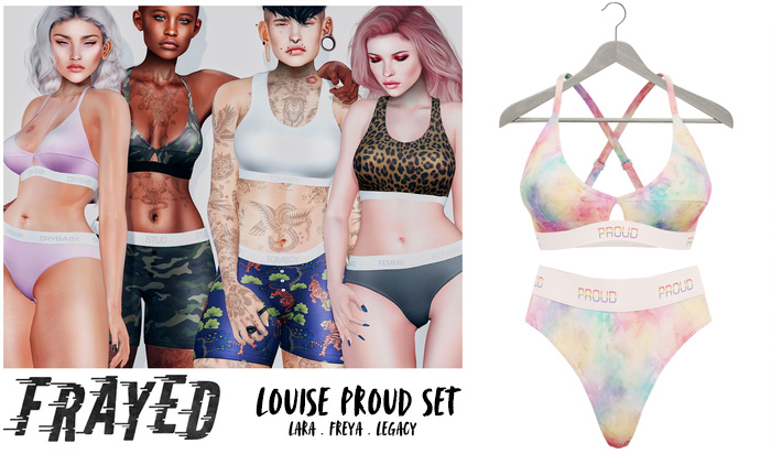 Frayed - Louise Set - Proud