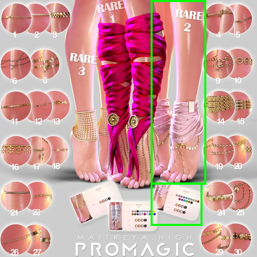 PROMAGIC Saaki Anklets-Rare2 -RARE