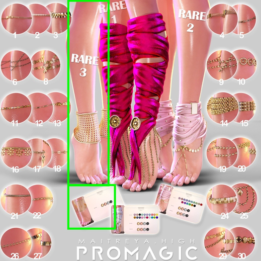 PROMAGIC Saaki Anklets-Rare3 -RARE