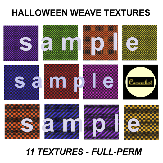 Halloween weave textures pack