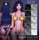 {Limerence} Nancy hair-B&W