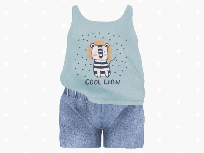 Bloom Cool Lion Set (Blue)