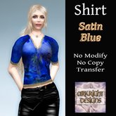 ~AD~ Shirt 'Satin' Blue
