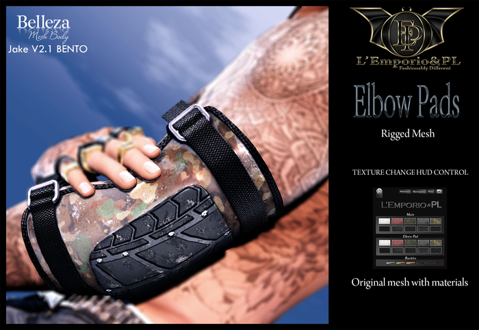 L'Emporio&PL::* Elbow Pads*::-Belleza- Jake 2.1 Bento