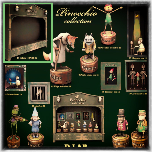 D-LAB Pinocchio co 13 RARE