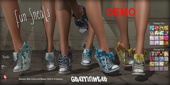 Graffitiwear Fun Sneaks DEMO