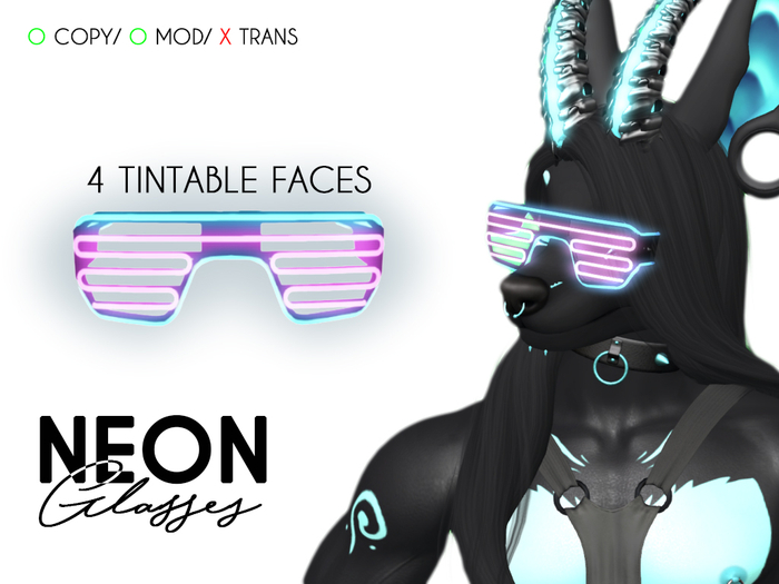 [Lewd-Face] Neon Glasses