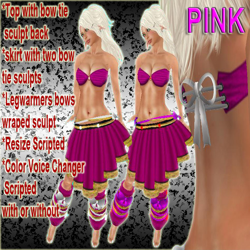 *AN* Sexy bows dancer Pink