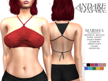 Andare - Marsha Leather Top DEMO