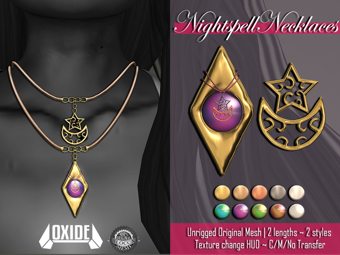 OXIDE Nightspell Necklaces
