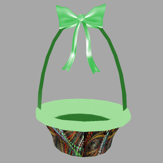 Mardi Gras gift basket - green
