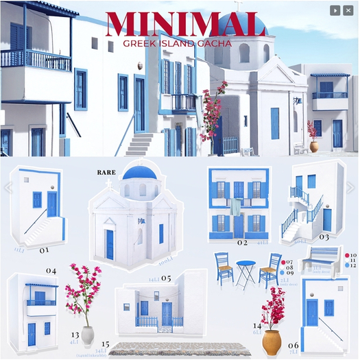 MINIMAL - Greek Island Gacha