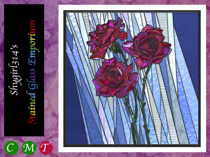 SGE176 Stained Glass Panel Box