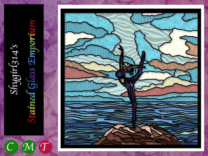 SGE187 Stained Glass Panel Box