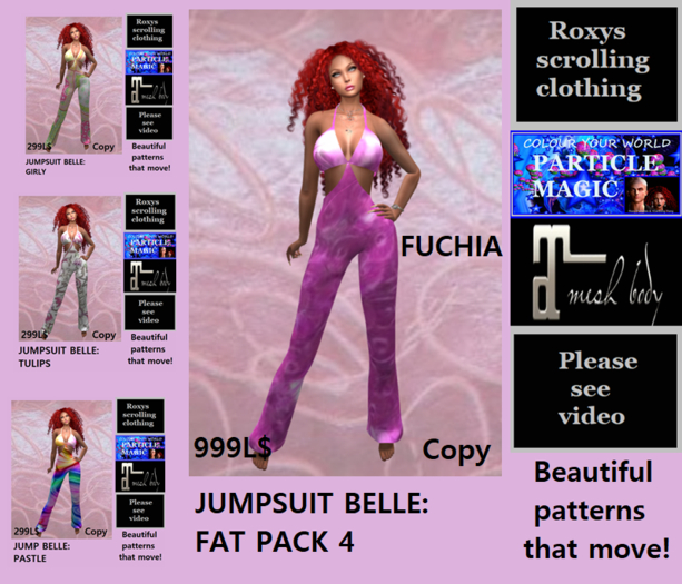 ROXYS SCROLLING JUMPSUIT FAT PACK 4