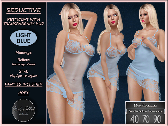 Dolce Cleo ::: Seductive (light blue) - ADD ME