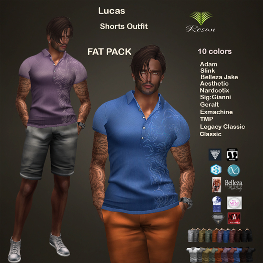 Res_Lucas Shorts Fat Pack