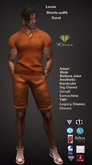 Res_Lucas shorts outfit coral