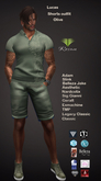 Res_Lucas shorts outfit olive