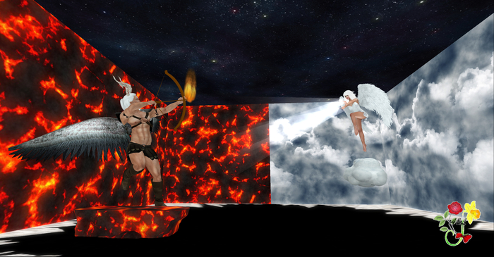 Battle Between Angel & Demon