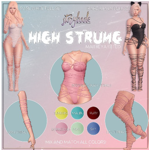 Storybook - High Strung - White Set RARE