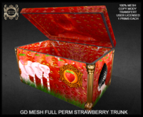 GD MESH FULL PERM STRAWBERRY TRUNK