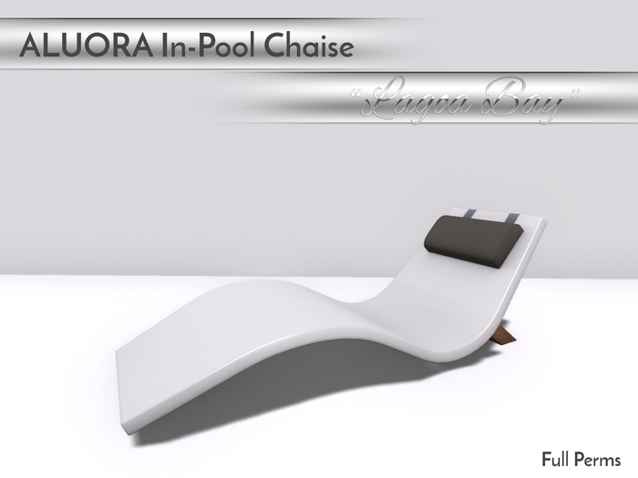 ALUORA In-pool Chaise "Lagoa Bay" - Full Perms