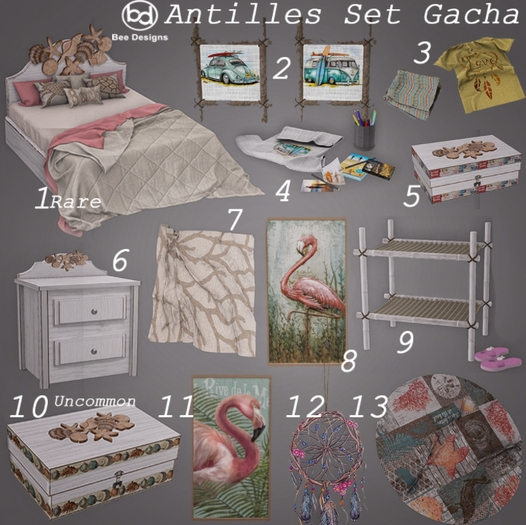 Bee Designs Antilles set Gacha 1 RARE