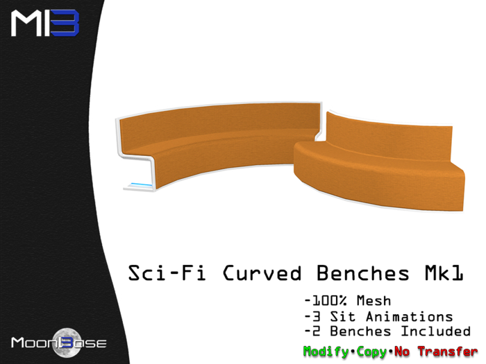 [MB3] Sci-Fi Curved Benches Mk1